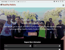 Tablet Screenshot of healthyhabitsstudio.com
